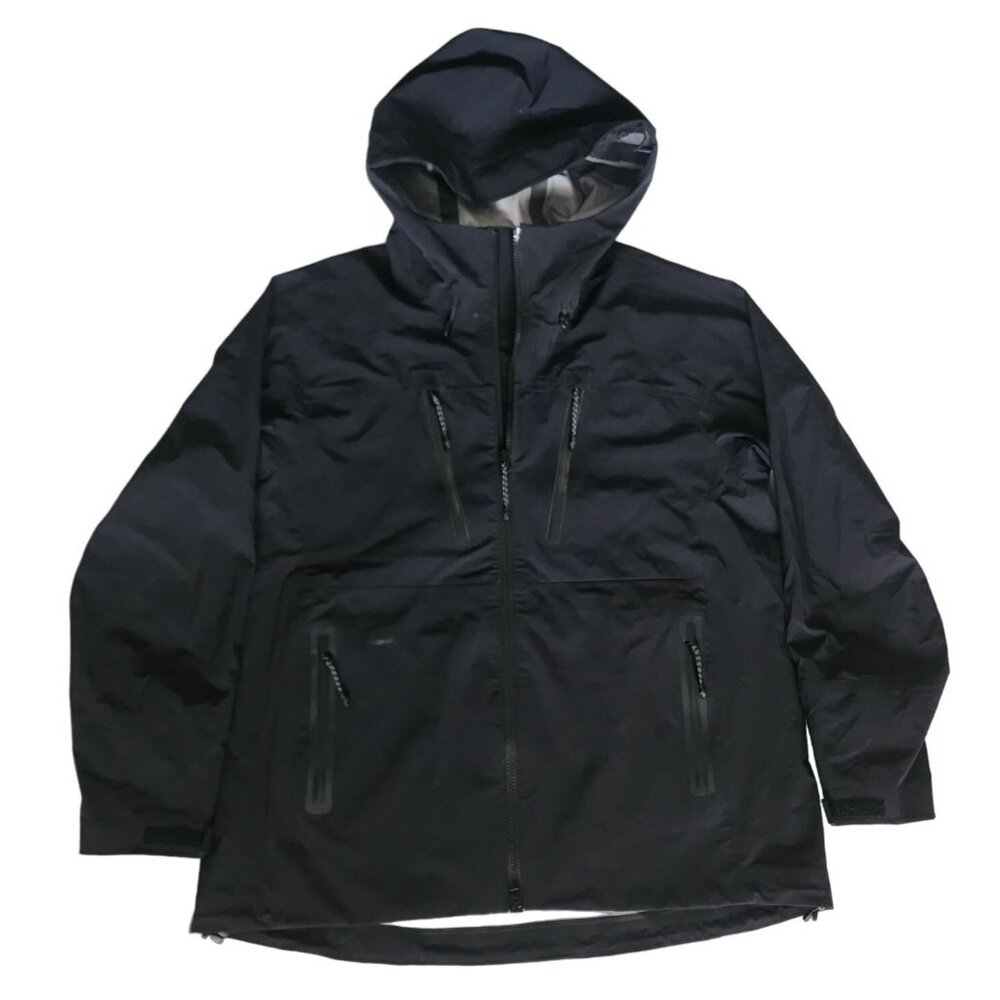 Lands' End‎ Kids Unisex Black Full Zip Front Hooded Windbreaker Size L (14-16) - Picture 2 of 14